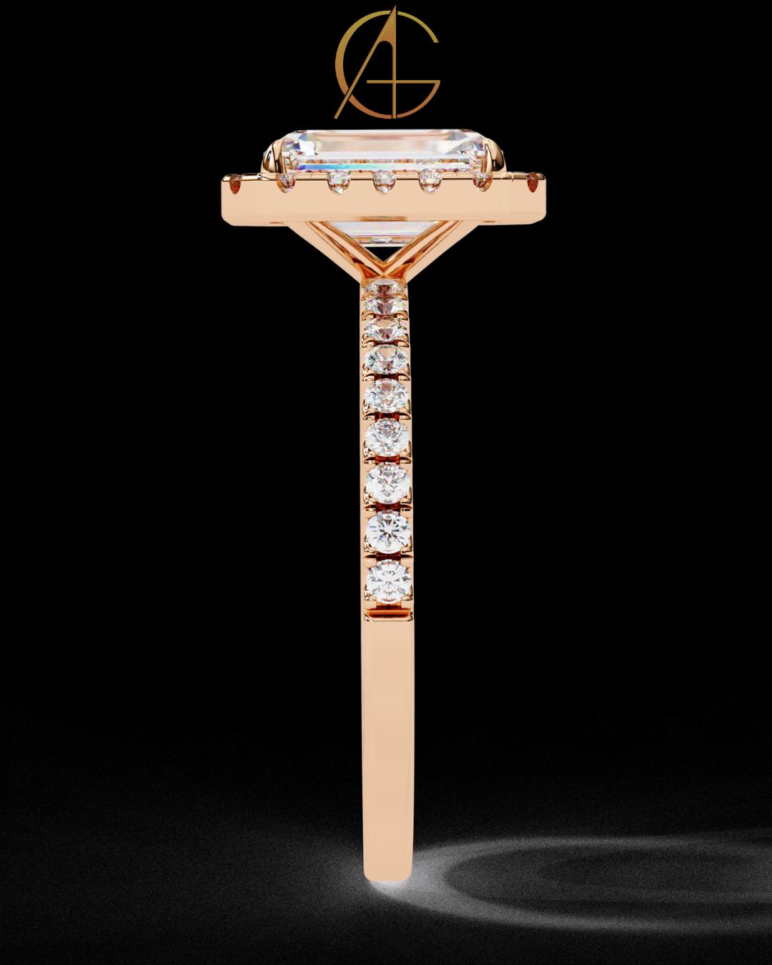 1.66 CT Affordable Emerald Cut Moissanite Diamond Solitaire Ring for Vintage Elegance