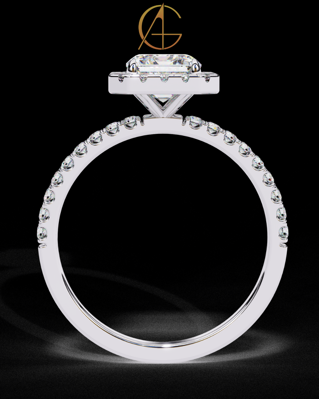 1.66 CT Affordable Emerald Cut Moissanite Diamond Solitaire Ring for Vintage Elegance