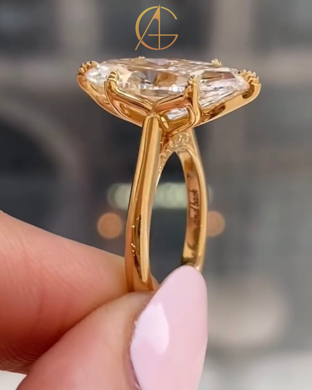 2.00 TCW Elegant Marquise Cut Moissanite Diamond Solitaire Engagement Ring