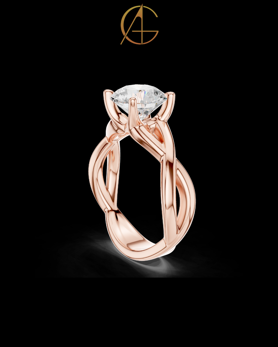 2.00 TCW Sparkling Moissanite Round Cut Diamond Ring For Good Time