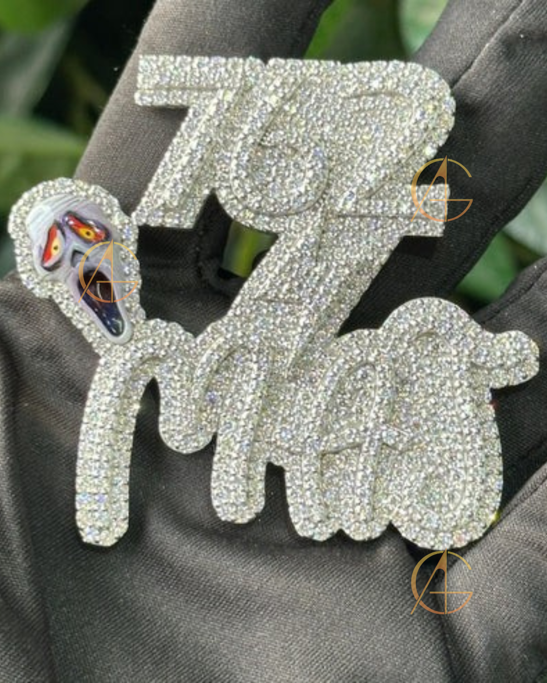 Luxury Moissanite Owl Pendant - VVS Diamond Jewelry by Auren