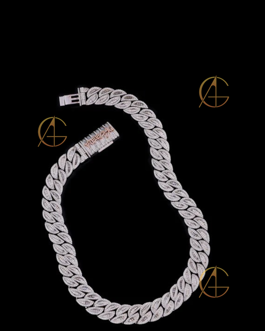 Iced Out Cuban Chain That Turns Heads Custom Drop By Auren Gems