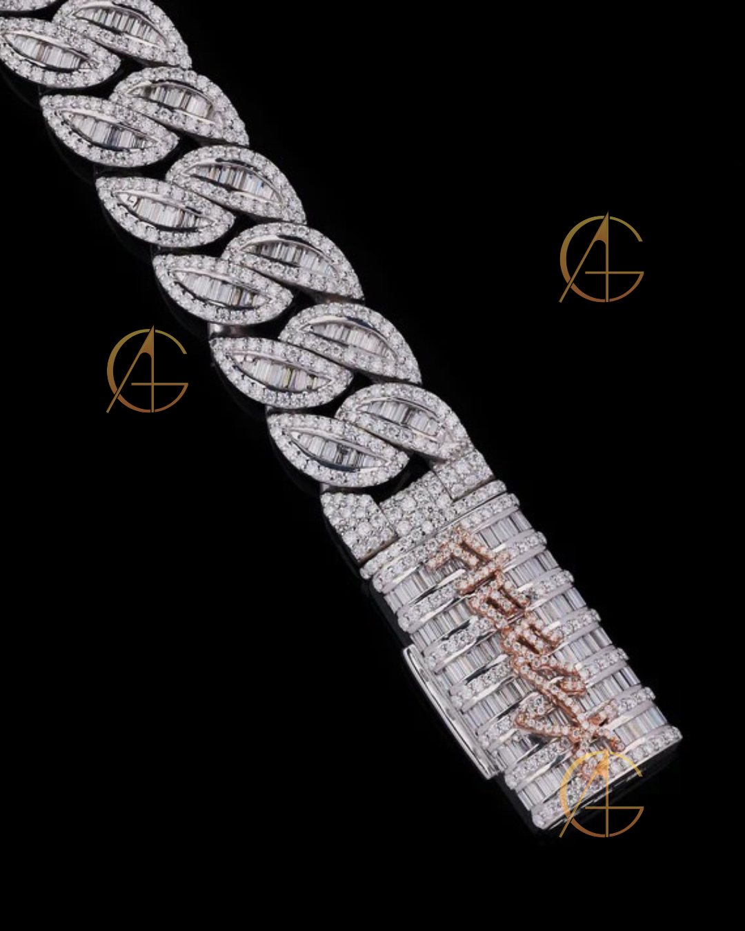 Iced Out Cuban Chain That Turns Heads Custom Drop By Auren Gems