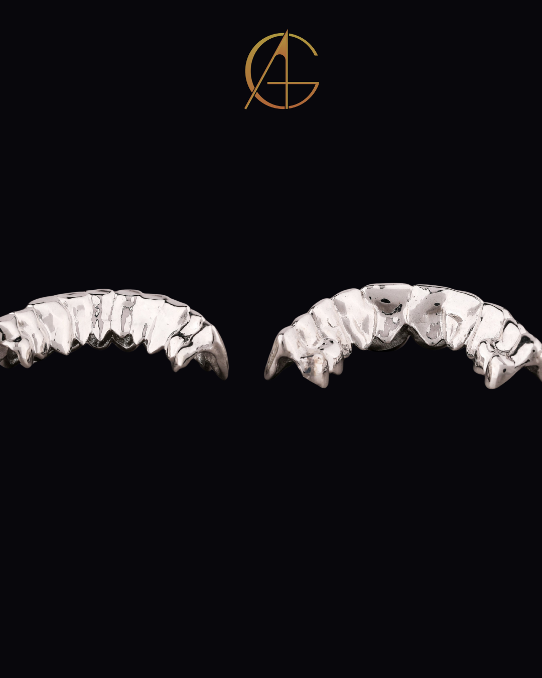 Hip Hop Grillz Jewelry - Custom Baguette Moissanite Diamond Gold/Silver Teeth