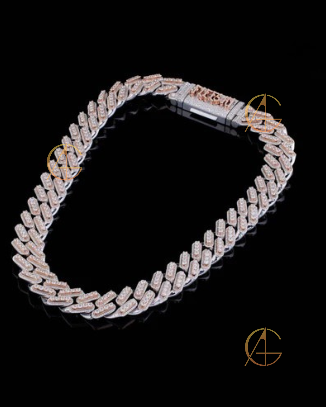 Heavyweight Iced Out Moissanite Diamond Cuban Chain Built by Auren Gems