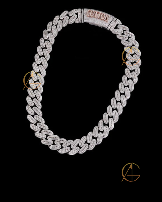 Ultimate Ice Alert ‘COTTON’ Cuban Chain Reveal Flex Drop Auren