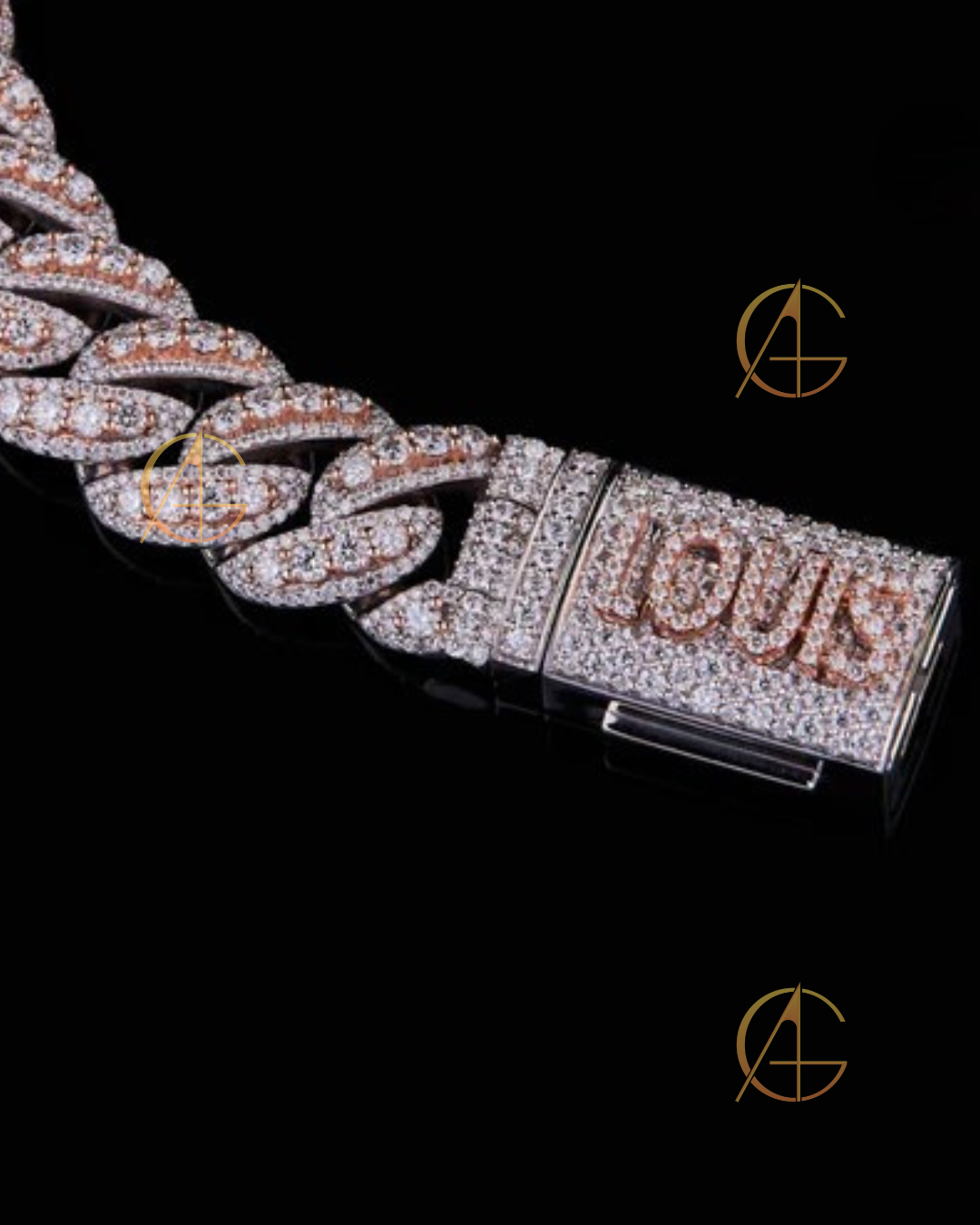 Drip Check Louis Cuban Chain - Full Bustdown By Auren