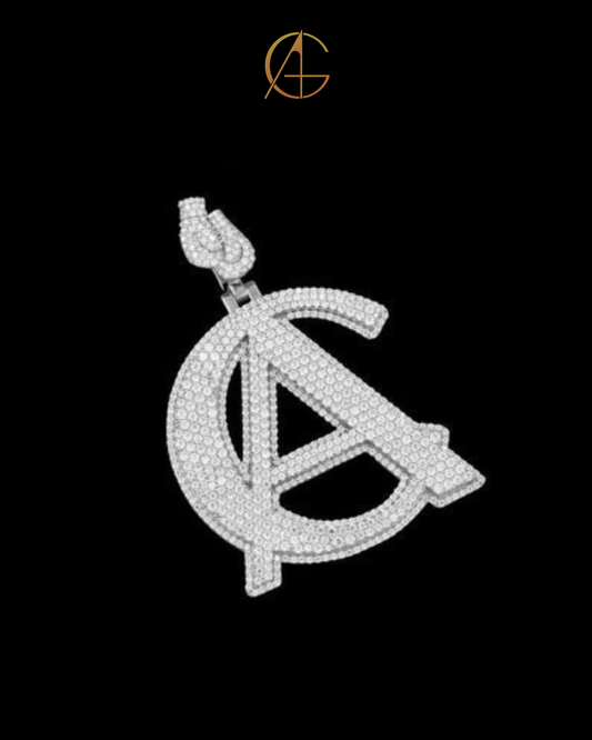 Luxury Moissanite Pendant Necklace - VVS Diamond Jewelry by AurenGems